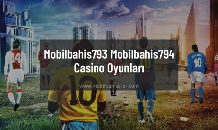 Mobilbahis793 - Mobilbahis794 Casino Oyunları